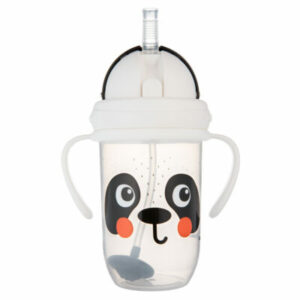 Canpol Gobelet Anti-Fuites avec Paille Lestee Panda 270ml