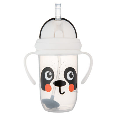 Canpol Gobelet Anti-Fuites avec Paille Lestee Panda 270ml