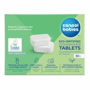 Canpol Pastilles Biodegradables pour Lave-Vaisselle Ecofriendly 30 unites