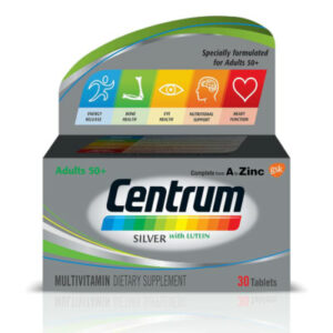 Centrum Silver Adults 50+ Multivitamin 30 comprimes