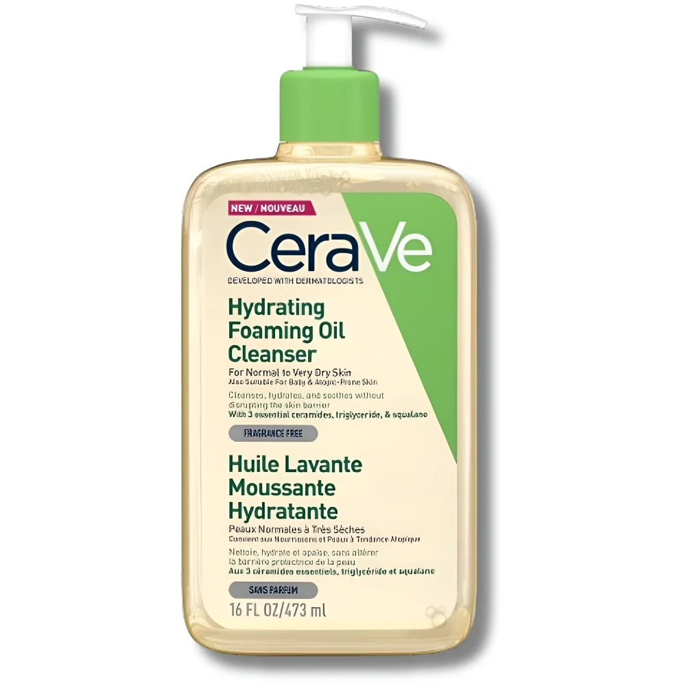 CERAVE - HUILE LAVANTE MOUSSANTE HYDRATANTE 473 ML