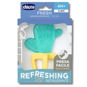 CHICCO - ANNEAU DE DENTITION REFRIGERANT AVEC EAU CACTUS +4MOIS