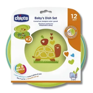 CHICCO - BEBE ENSEMBLE DE DEUX ASSIETTES +12MOIS