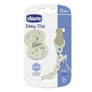 Chicco Easy Clip Attache-Sucette Chainette 0 Mois et +