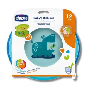 CHICCO - ENSEMBLE DE DEUX ASSIETTES +12MOIS