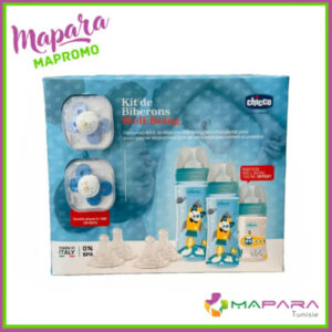 Chicco Kit De Biberons Well Being Bleu
