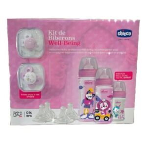 Chicco Kit De Biberons Well Being Rose