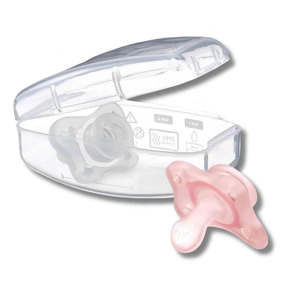 CHICCO - LOT DE 2 SUCETTES MICRO 0-2MOIS FILLE