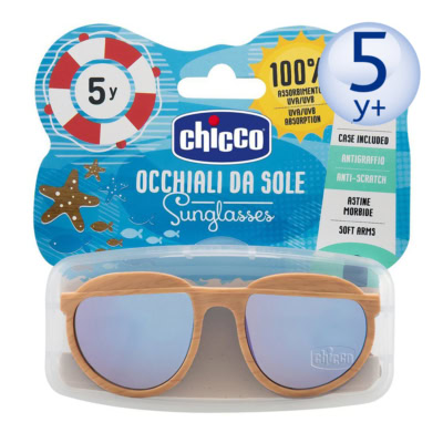 Chicco Lunettes de Soleil Garcon en Bois 5 Ans+