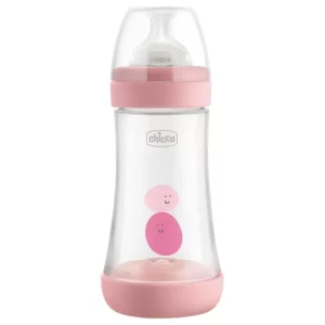 CHICCO PERFECT 5 - BIBERON EN PLASTIQUE PP +2MOIS 240ML