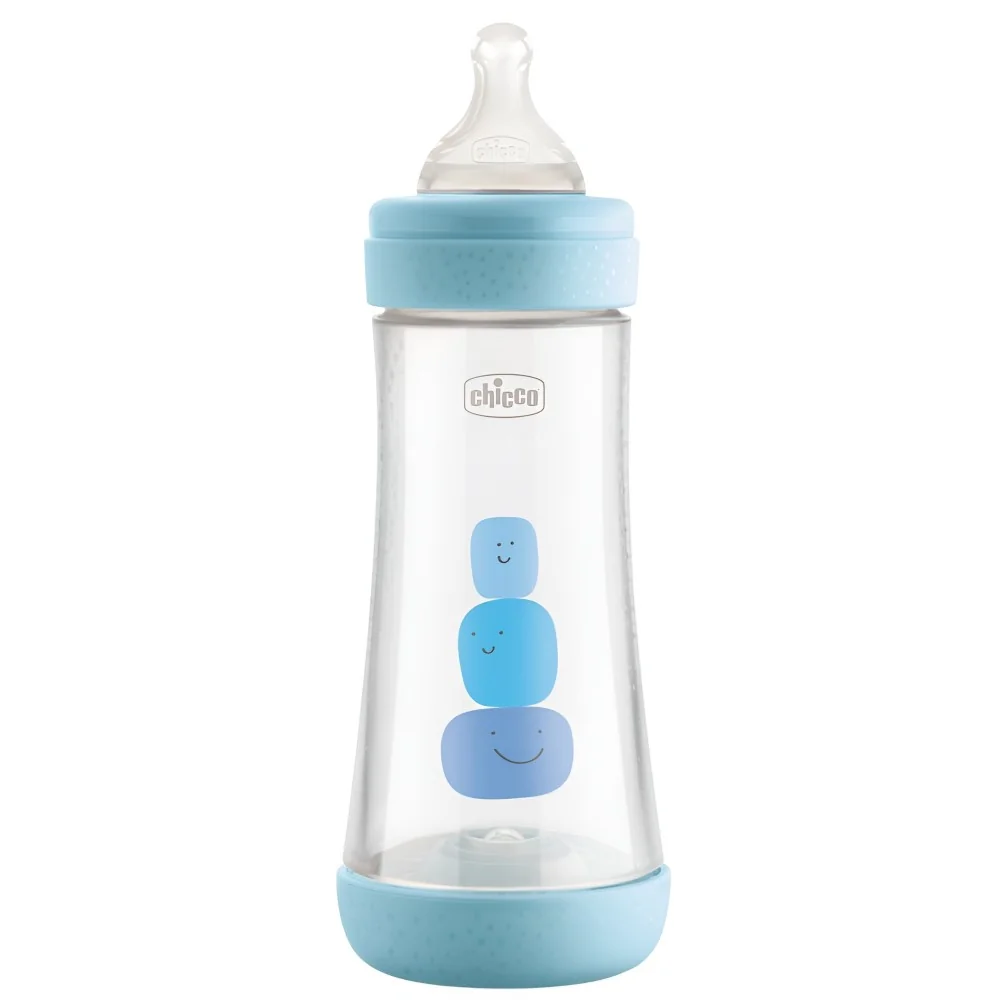 CHICCO PERFECT 5 - BIBERON EN PLASTIQUE PP +4MOIS 300ML