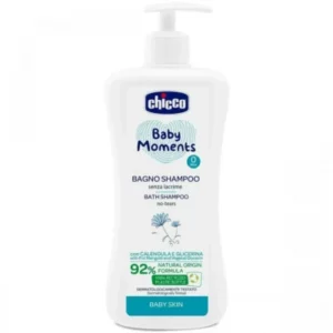CHICCO Shampoing Cheveux et Corps Baby Moments 500ml