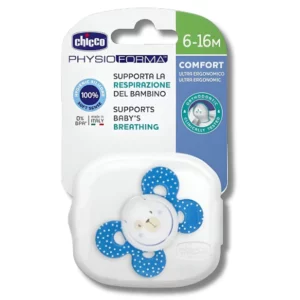 CHICCO - SUCETTE PHYSIO COMFORT EN SILICONE 6-16 MOIS