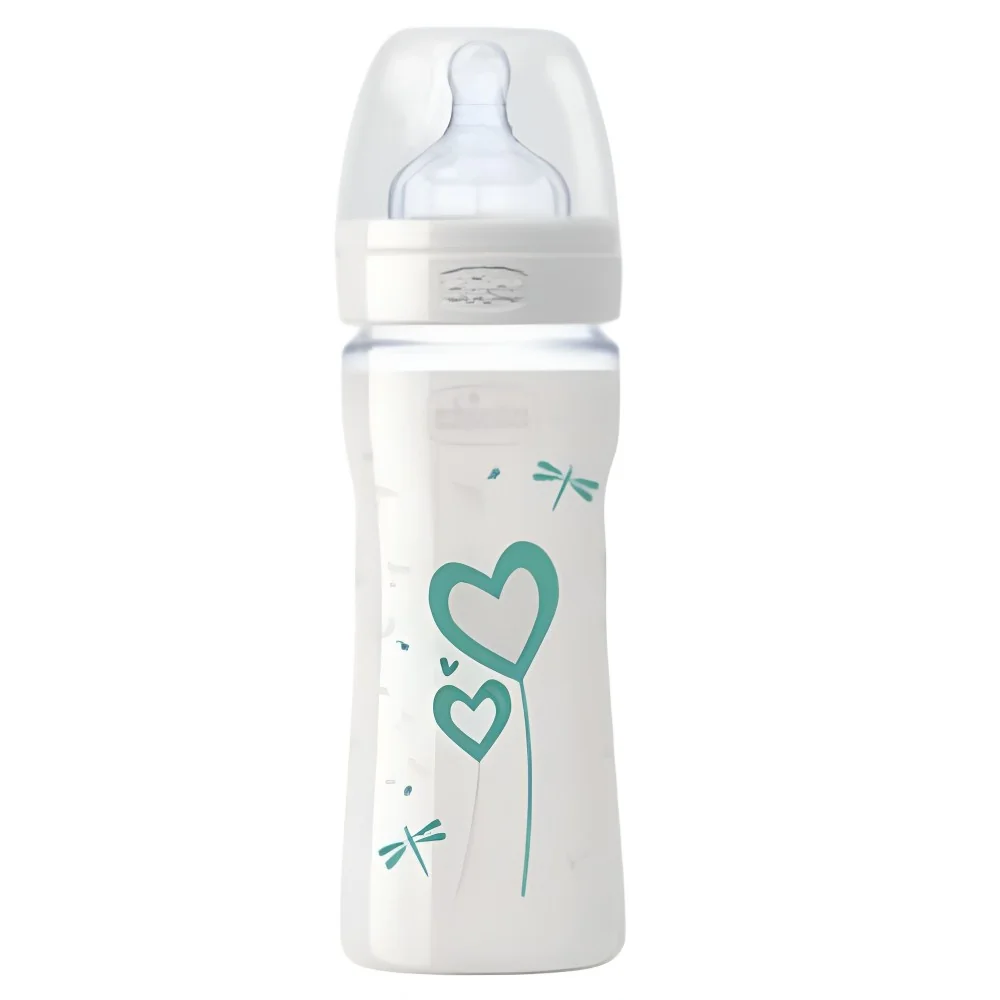 CHICCO WELL-BEING - BIBERON EN VERRE +0MOIS 240ML