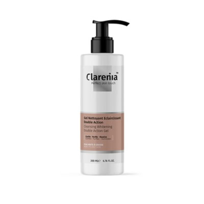 CLARENIA Gel Nettoyant Eclaircissant Double Action PMG 200 ml