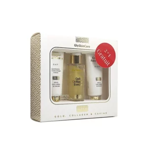Coffret Gold Collagen Caviar - crème de jour + sérum + crème de nuit Gold
