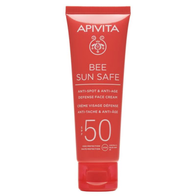 APIVITA Creme Visage anti-tache & anti-age SPF50 50ml Bee Sun Safe