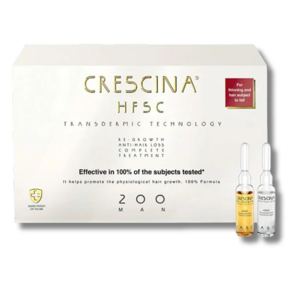CRESCINA TTT COMPLET (ANTI CHUTE+REPOUSSE) 500 HOMME 10 +10 AMPOULES