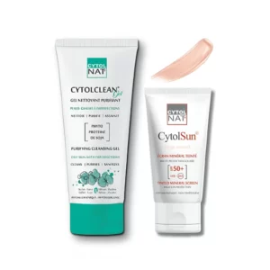 CYTOLNAT - PACK : GEL NETTOYANT PURIFIANT +  ECRAN  BEIGE NATUREL