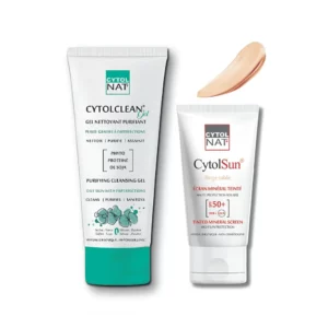 CYTOLNAT - PACK : GEL NETTOYANT PURIFIANT + ECRAN BEIGE SABLE