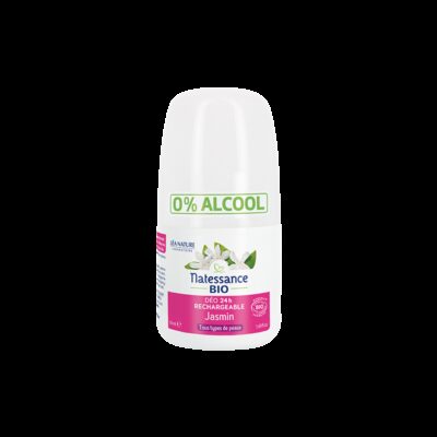 Natessance Déodorant 24h rechargeable Jasmin Bio 50ml
