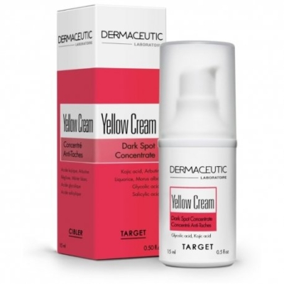 DERMACEUTIC Yellow Cream Concentre Dépigmentant Flacon Airless 15ml
