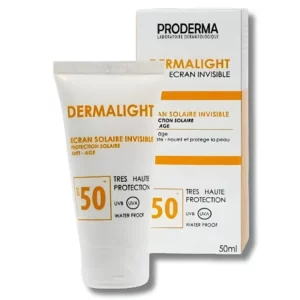 DERMALIGHT – ECRAN SOLAIRE ANTI AGE INVISIBLE SPF 50+