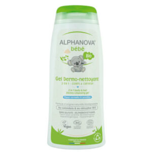 Alphanova Bebe Bio Gel Dermo-Nettoyant 2en1 Corps et Cheveux 200ml