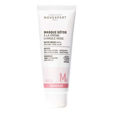 Novexpert Masque Détox à la Crème d’Argile Rose 75ml