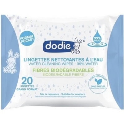 DODIE Lingettes Nettoyantes A L'eau X 20
