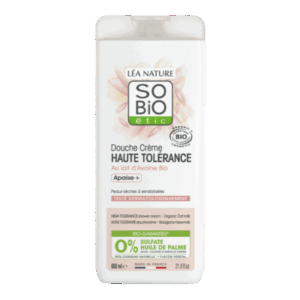 SO BIO Crème Douche Haute tolérance au lait d'Avoine bio 650 ml