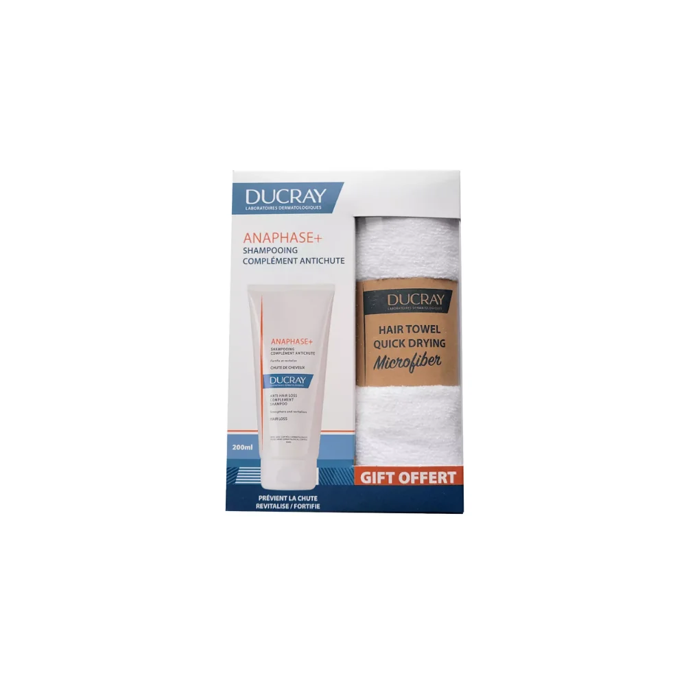 DUCRAY COFFRET ANAPHASE + SHAMPOOING 200ML + SERVIETTE OFFERTE