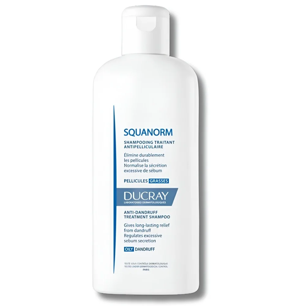 DUCRAY SQUANORM - SHAMPOOING PELLICULES GRASSES 200ML
