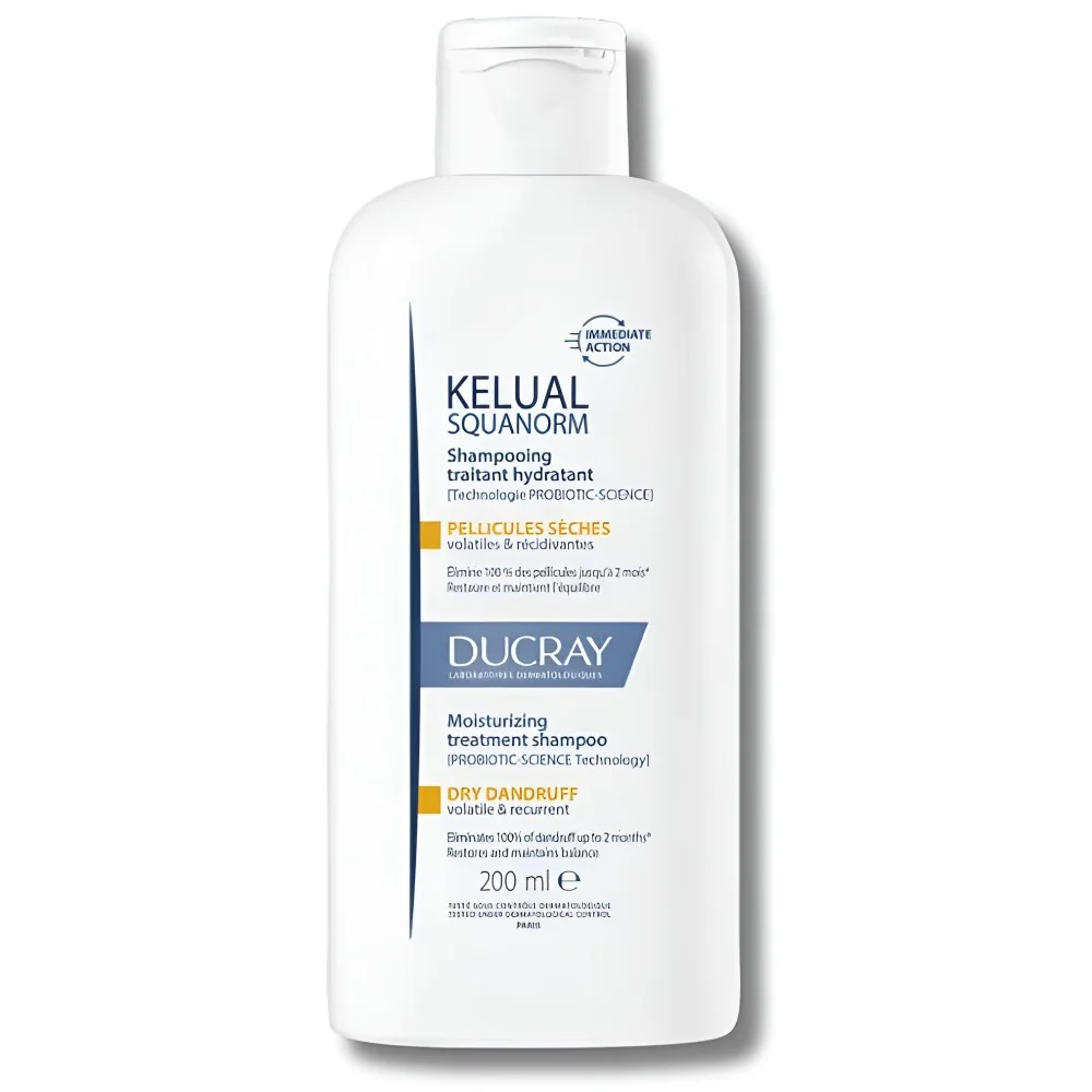 DUCRAY SQUANORM - SHAMPOOING PELLICULES SECHES 200ML