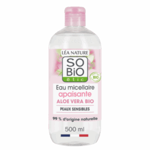 SO BIO Hydra Aloe Vera Eau Micellaire Apaisante Jus d’Aloe Vera Bio 500ml