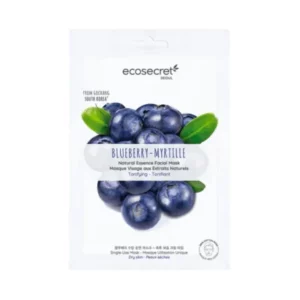 Eco Secret Masque à La Myrtille Visage Peaux Seches 20ml