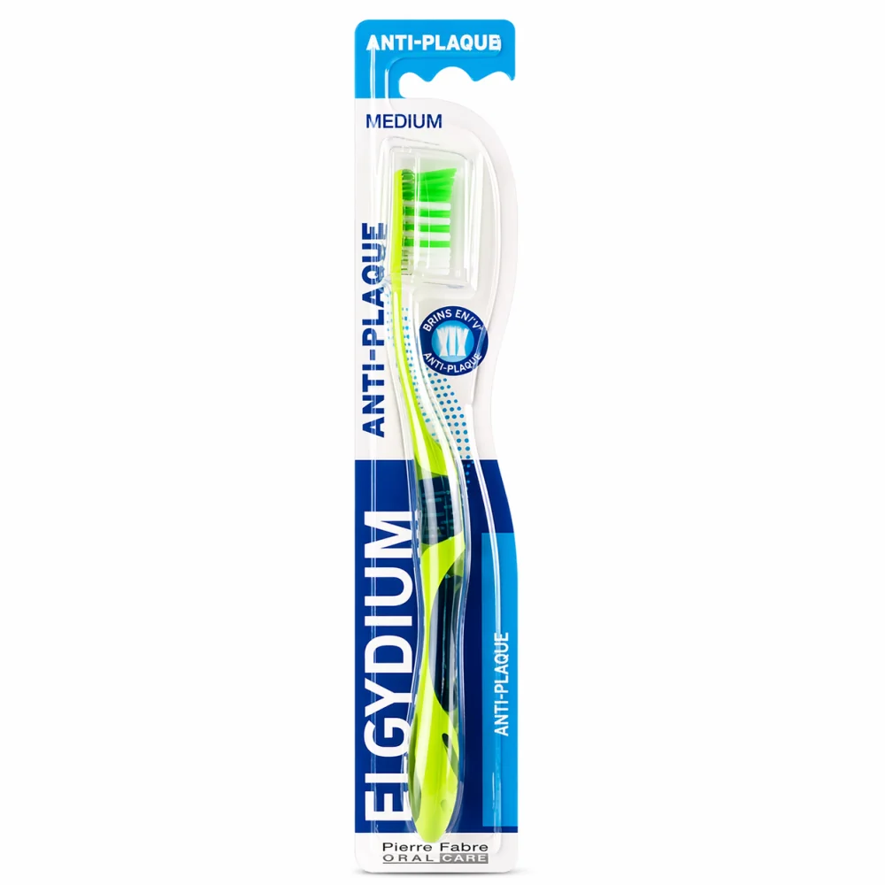 ELGYDIUM - BROSSE A DENTS ANTI PLAQUE MEDIUM