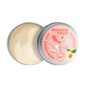 Energie Fruit Déocrème 48H Parfum Pêche Blanche Bio 45g