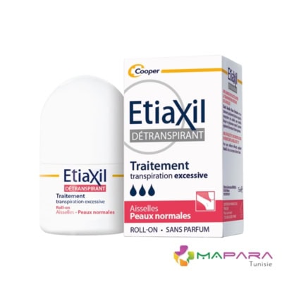 ETIAXIL Treat Détranspirant Roll-on Peaux Normales Aisselles 15ml