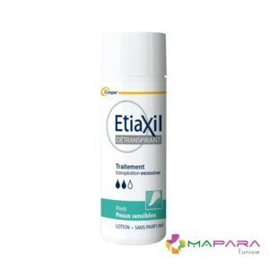 ETIAXIL Détranspirant Lotion Pied et Main Peaux Sensibles 100ml