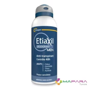 Etiaxil Men Spray Deodorant 48h Sans Aluminium 150ml