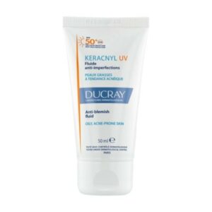 Ducray Keracnyl UV Fluide Anti-imperfections Peaux Grasses A Tendance Acneique 50ml