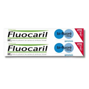 FLUOCARIL - LOT DE 2 DENTIFRICES BI-FLUORE GENCIVES 75ML