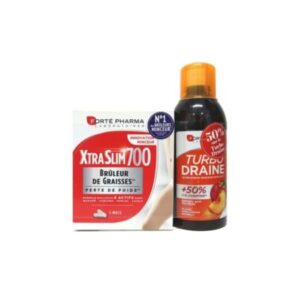 FORTE PHARMA Xtraslim 700 120 Gelules + Turbo Draine Offert