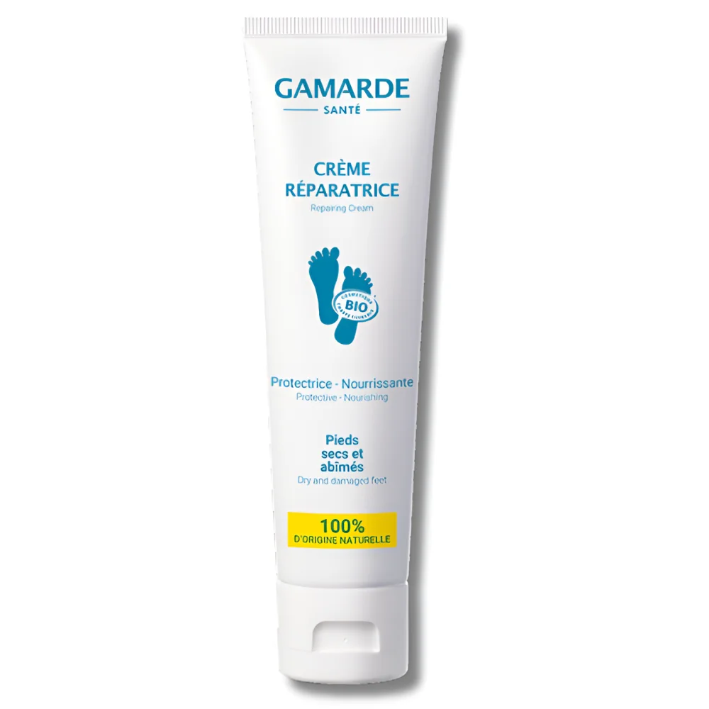 GAMARDE - CRÈME RÉPARATRICE PIEDS SECS ET ABÎMÉS BIO 100g