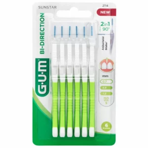 GUM - BROSETTES BI-DIRECTION 6 PIECES 2114