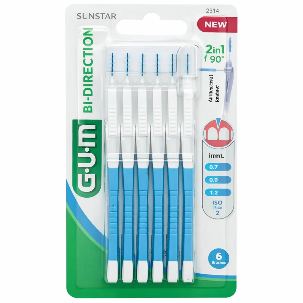 GUM - BROSETTES BI-DIRECTIONS 0.9MM 2314