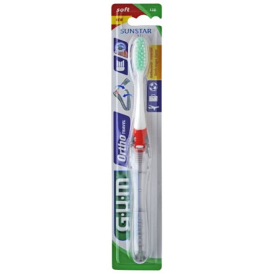 GUM Brosse à Dents Ortho Traveler 125
