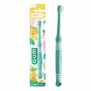 GUM Brosse à Dents Soft Baby 0 Mois et + Couleur : Menthe 213