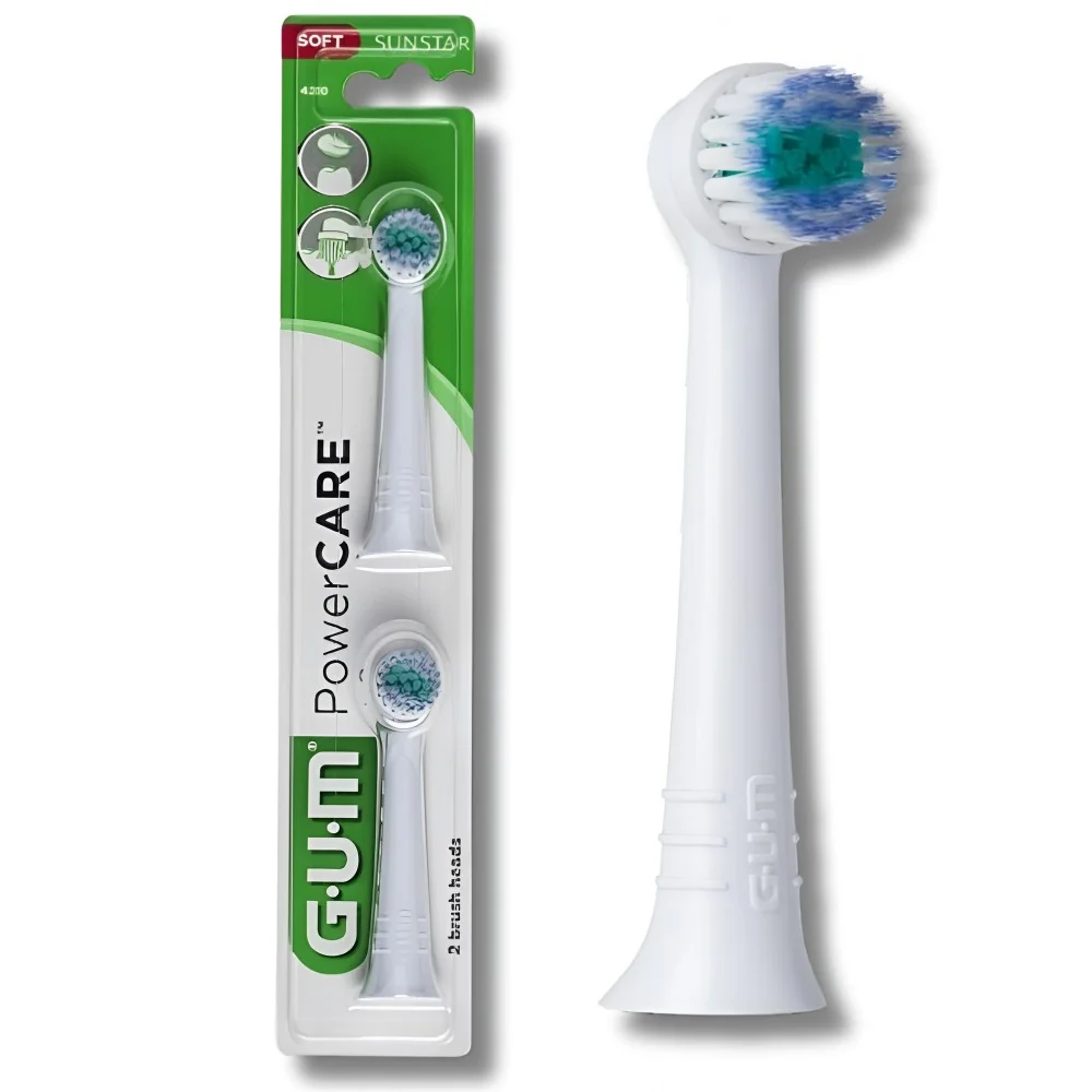GUM - POWER CARE 2 TETES DE BROSSE 4210